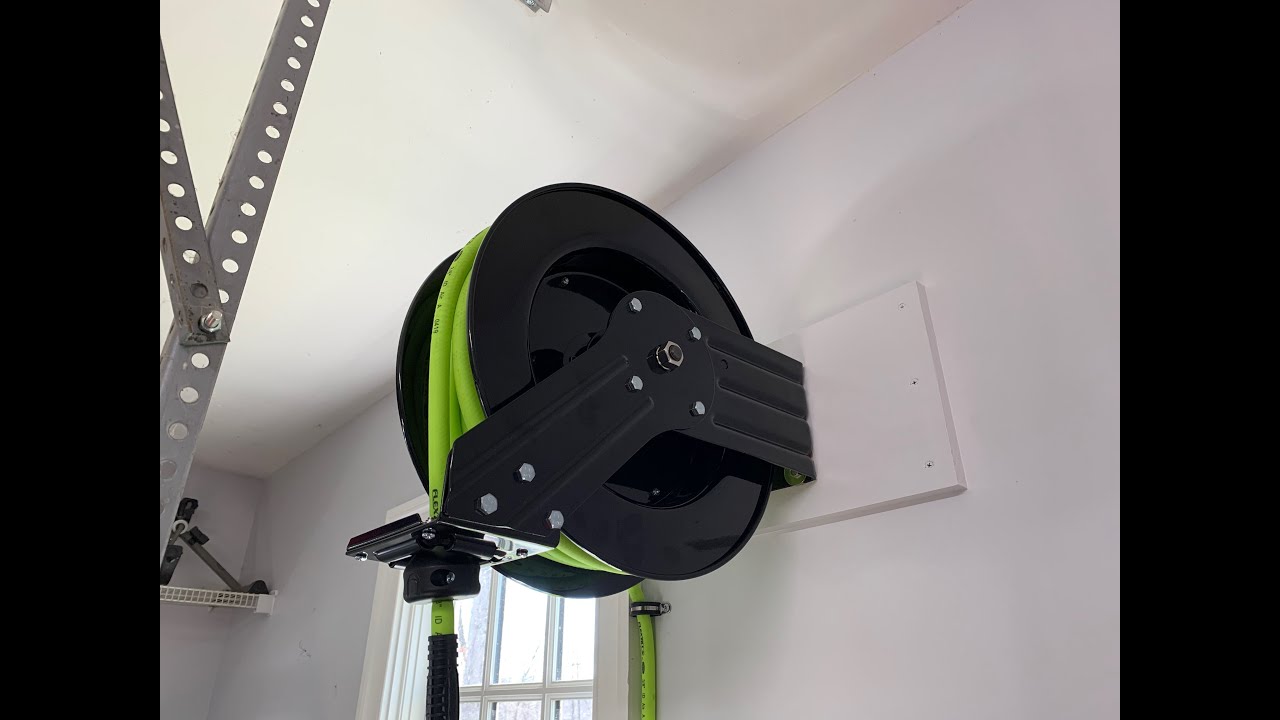 Обзор катушки для воздушного шланга Flexzilla Open Face Retractable