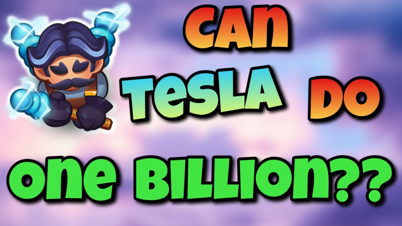 Rush Royale - How Much Damage Can TESLA Do?! - Corsair Gameplay!