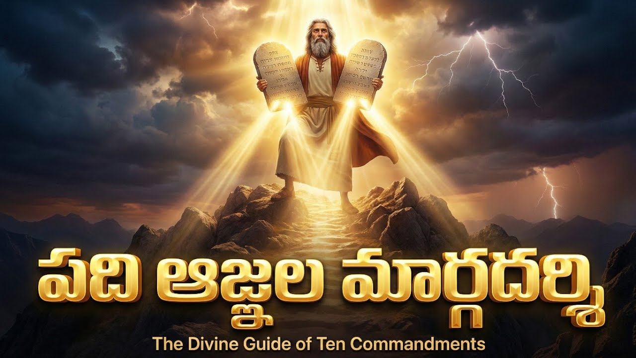 Padhi Ajnala Margadarshi | Telugu Christian Song on Ten Commandments | Jesus Gospel Songs Telugu