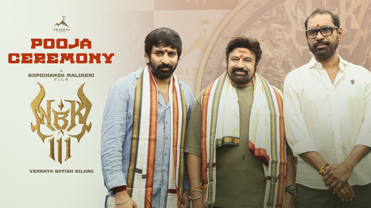 #NBK111 Pooja Ceremony | Nandamuri Balakrishna | Gopichandh Malineni | Nayanthara | Vriddhi Cinemas