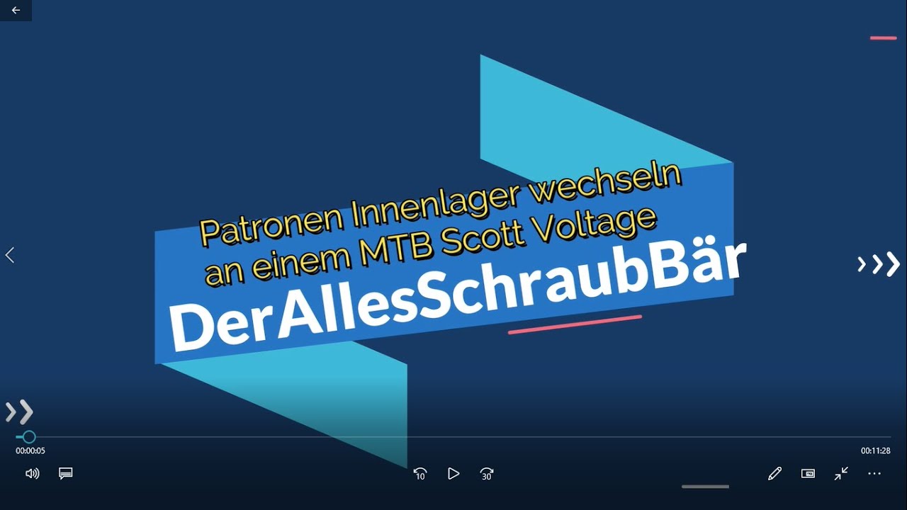 Patronen Innenlager wechseln