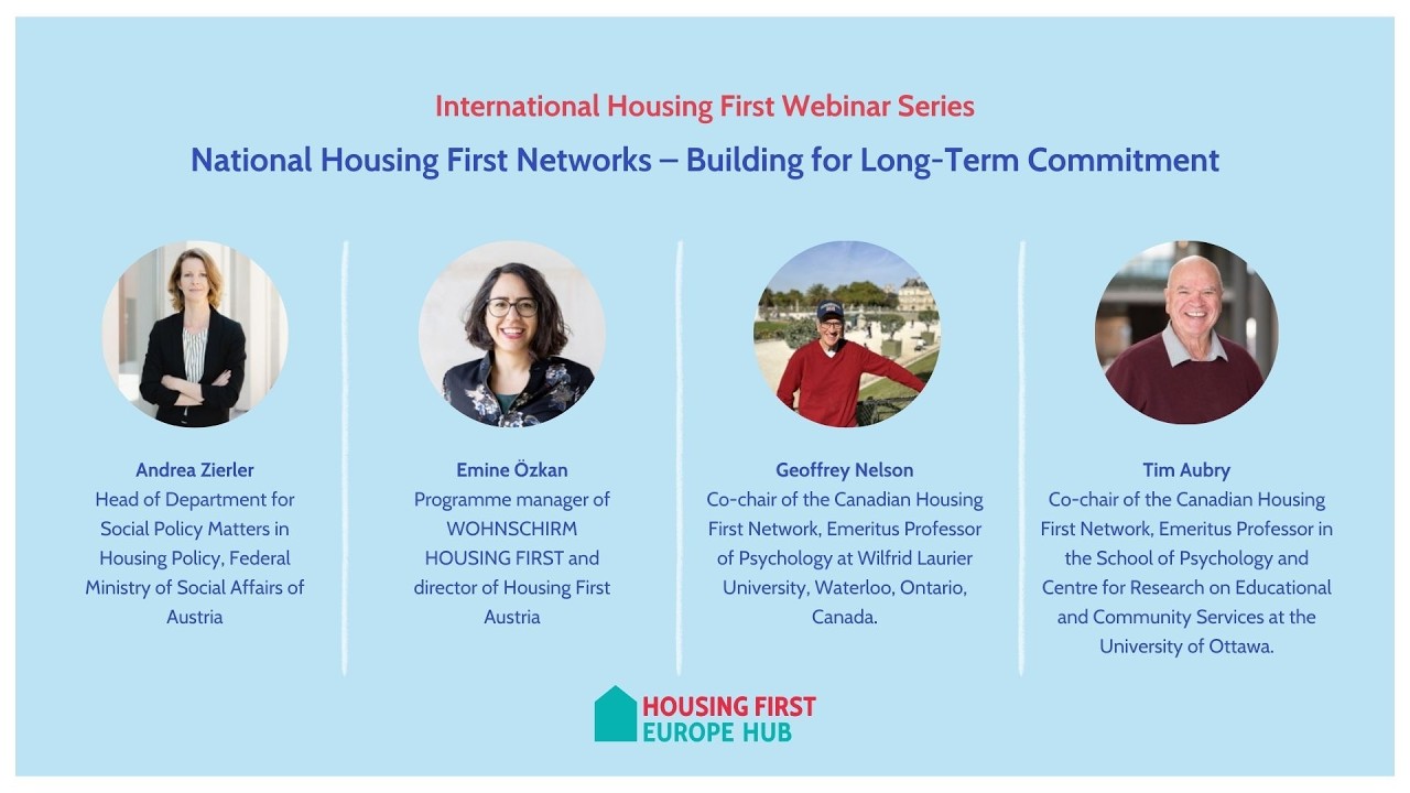 National Housing First Networks – Building for Long Term Commitment
