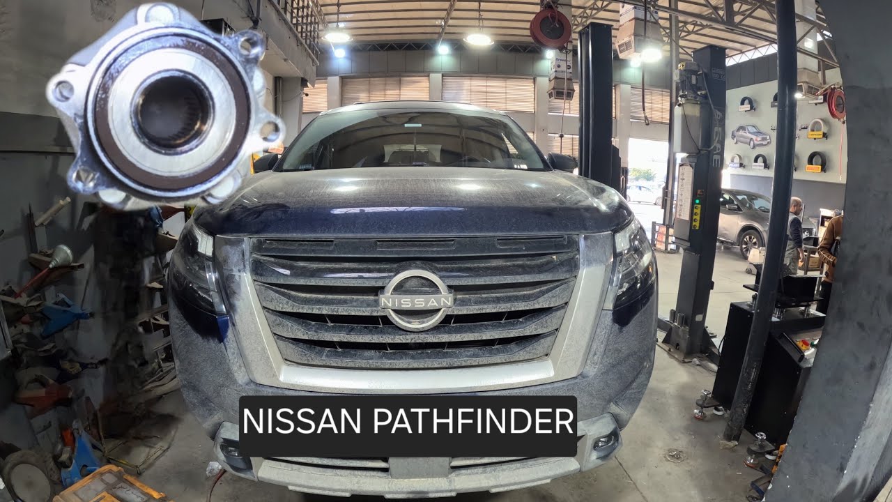 Замена подшипника переднего колеса ... Nissan Pathfinder 2021-настоящее время (моменты затяжки)