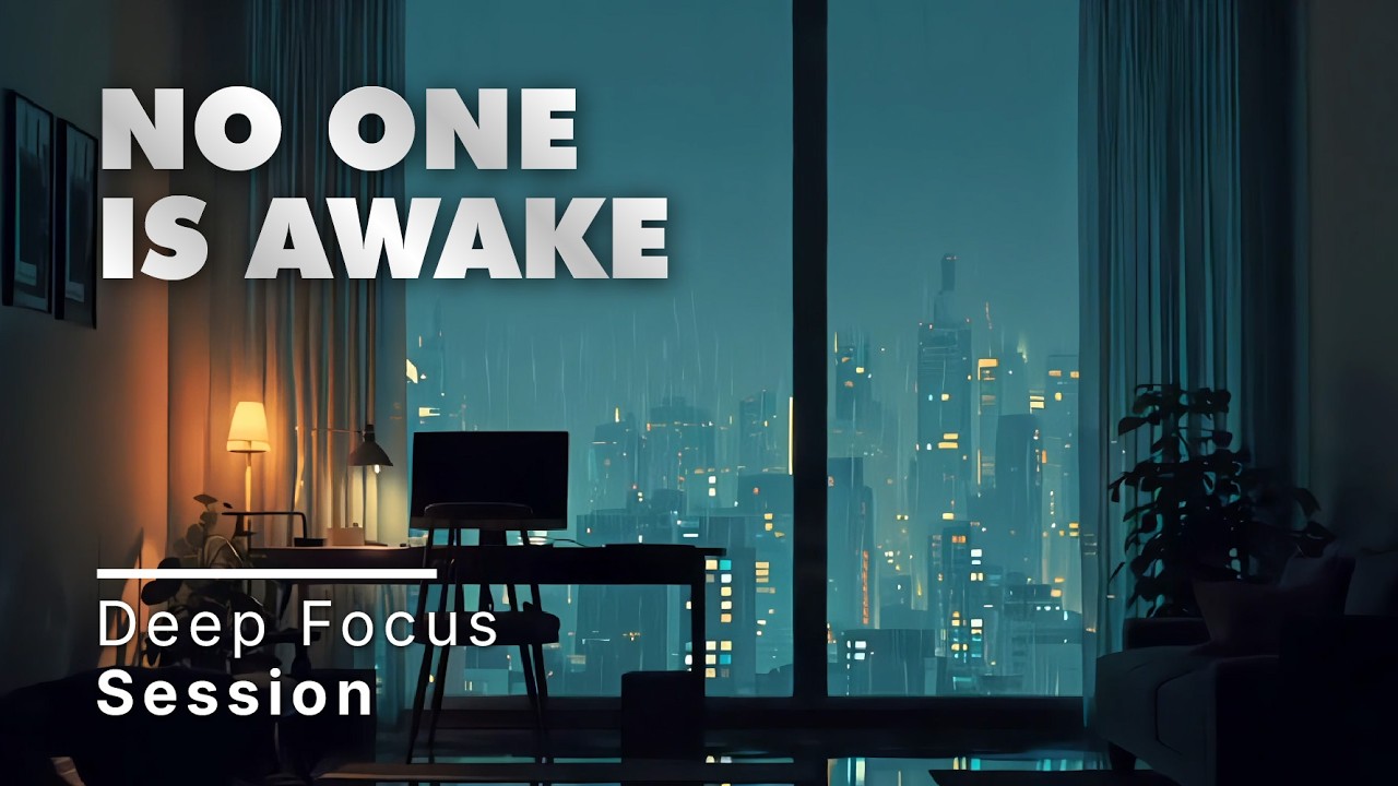 While The City Sleeps — Pure Deep Work Atmosphere