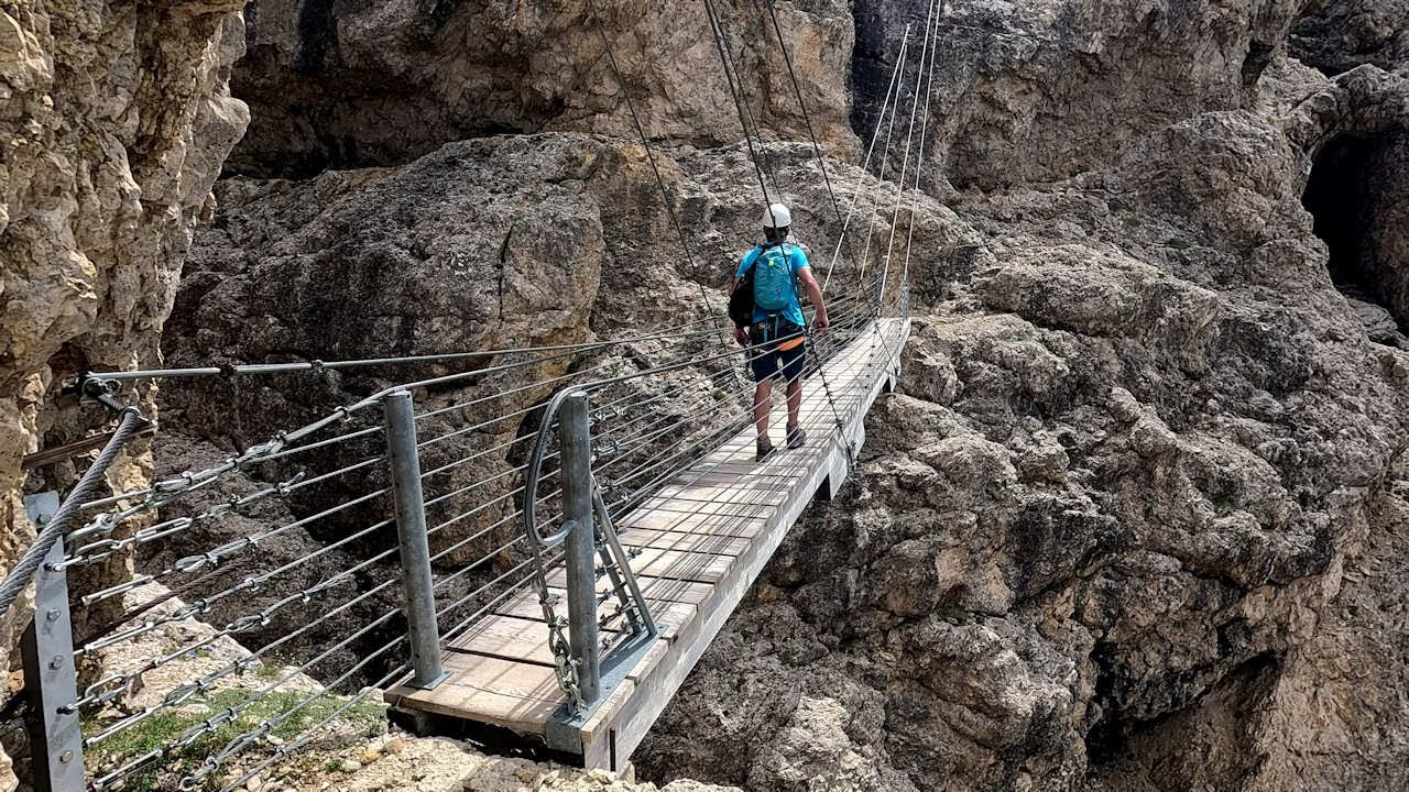 Lagazuoi  Mountain 2835m, A Hiker's Paradise in the Dolomites , Kaiserj&auml;ger via ferrata,Italian Alps