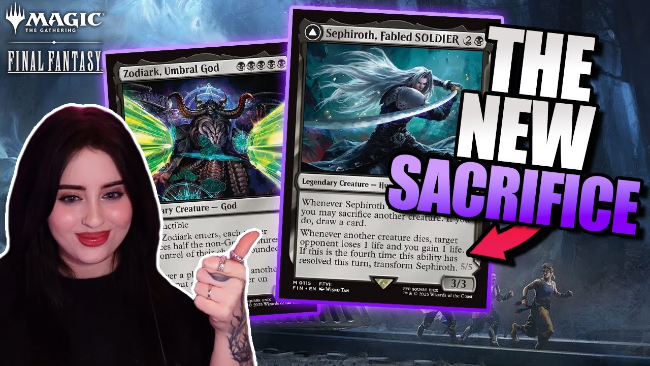 Sephiroth is INSANE in Sacrifice decks!😱 FINAL FANTASY Standard MTG Arena