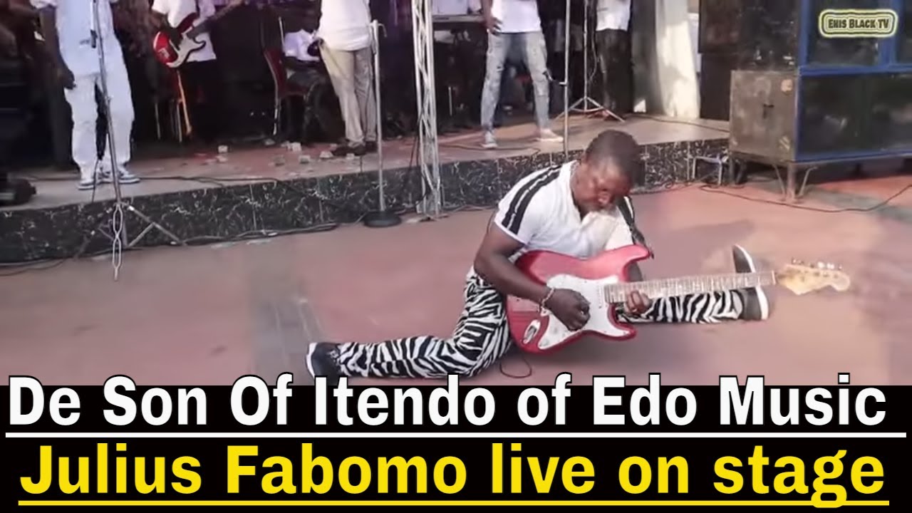 De Son OF Itendo of Edo Music julius fabomo live on stage