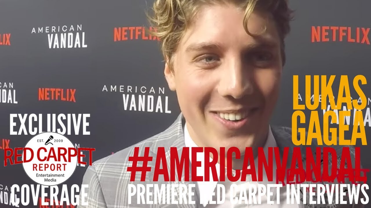 Lukas Gage interviewed at Netflix Premiere of American Vandal #NowStreaming