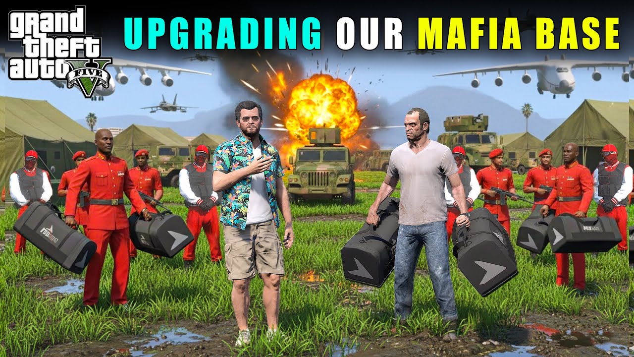 UPGRADING OUR MAFIA BASE AND GIFTING THE STRONGEST GANG CAR💰! | GTA 5 GAMEPLAY