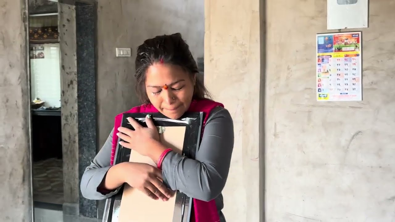 महाराष्ट्राच्या😎पाटलांनी लव❤️मॅरेज करून आल्यापासून बायकोला🥺आज पहिल्यांदा रडवलं😭 #yt #ajayshilpavlogs