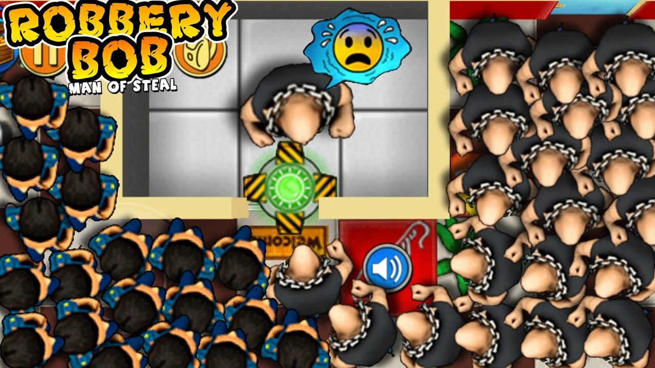 Robbery Bob : Challenge - Biffen Costume Use 100 Wind-up Toy And 100 Teleport Mine Perfect Part 193
