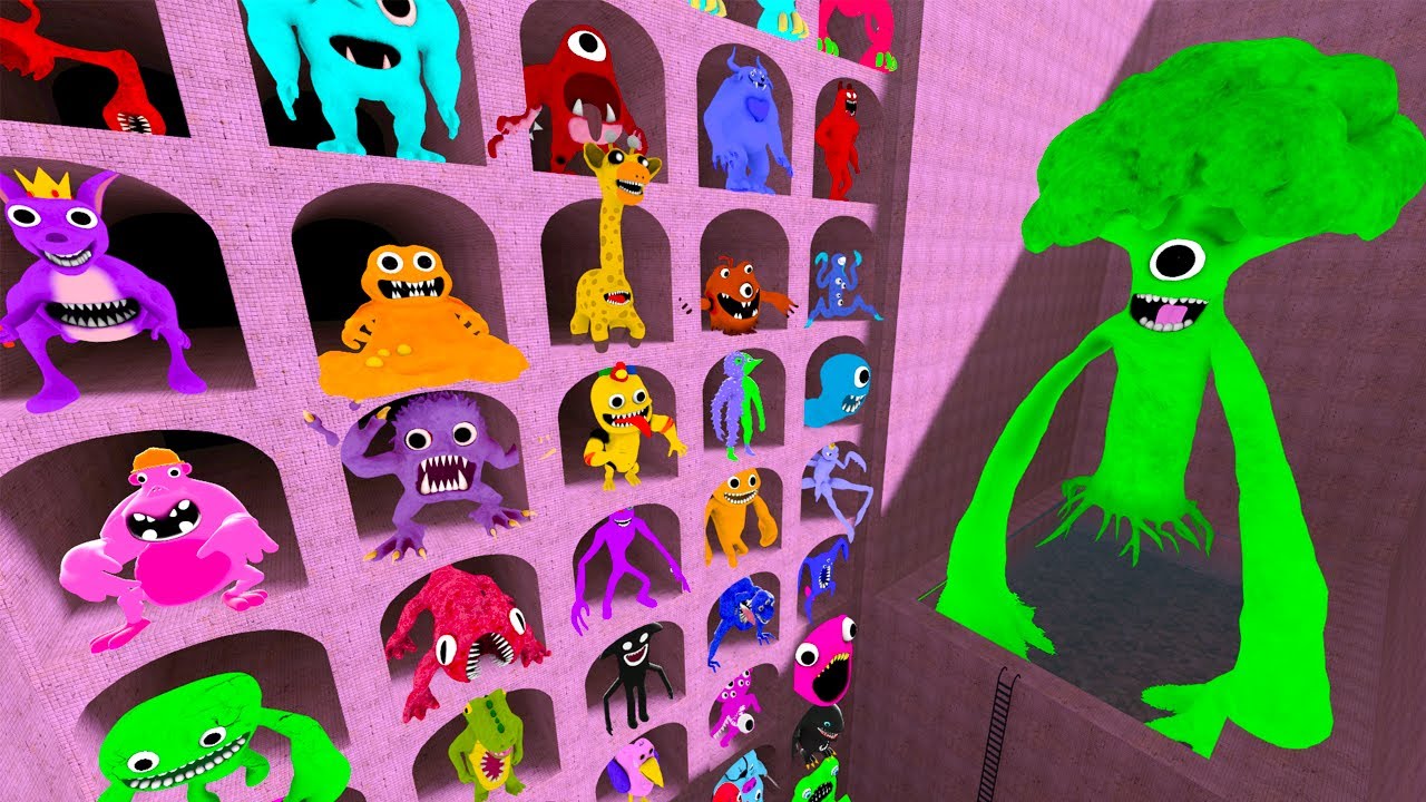 ABYSS POOL ALL GARTEN OF BANBAN FAMILY SPARTAN KICKING in Garry's Mod!