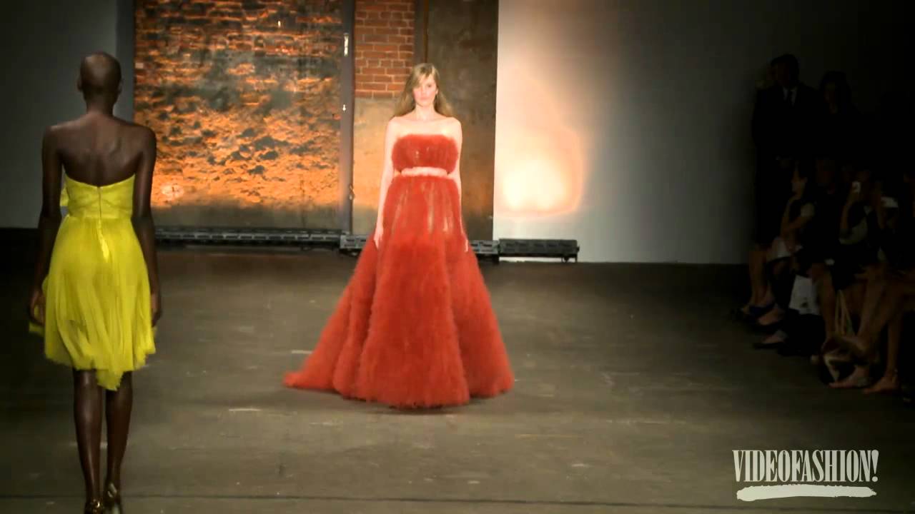 Christian Siriano S/S 2012 - Videofashion