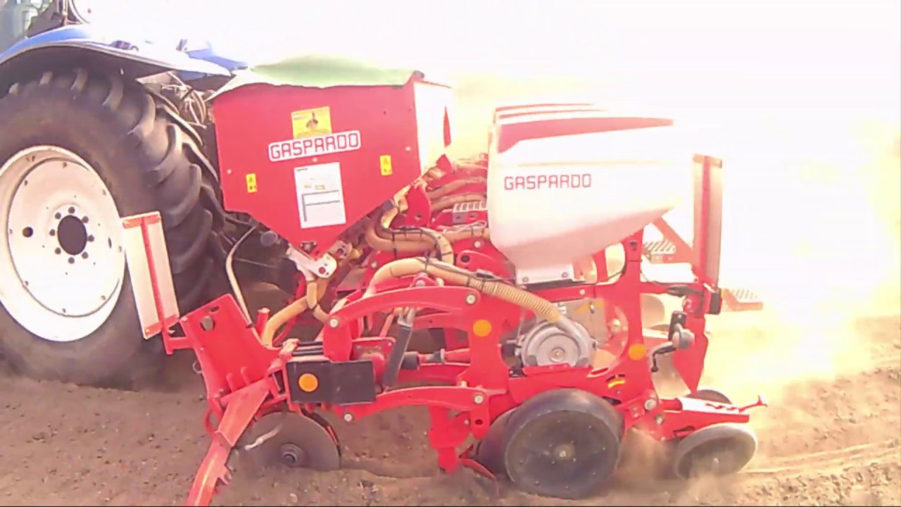 Siew Kukurydzy 2019 New Holland T6.165 & Maschio Gaspadro