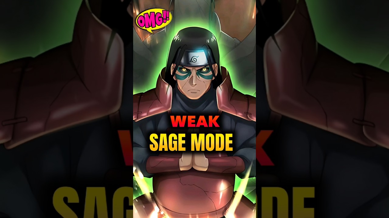 Top 5 Strongest Sage Modes in Naruto🔥 (Ranked) #naruto #hashirama #boruto #sagemode