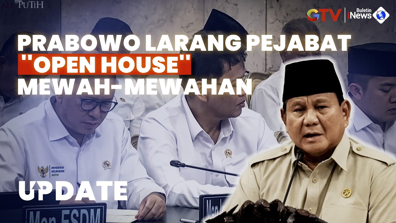 Prabowo ke Pejabat: Open House Lebaran Jangan Mewah-mewahan | Terkini