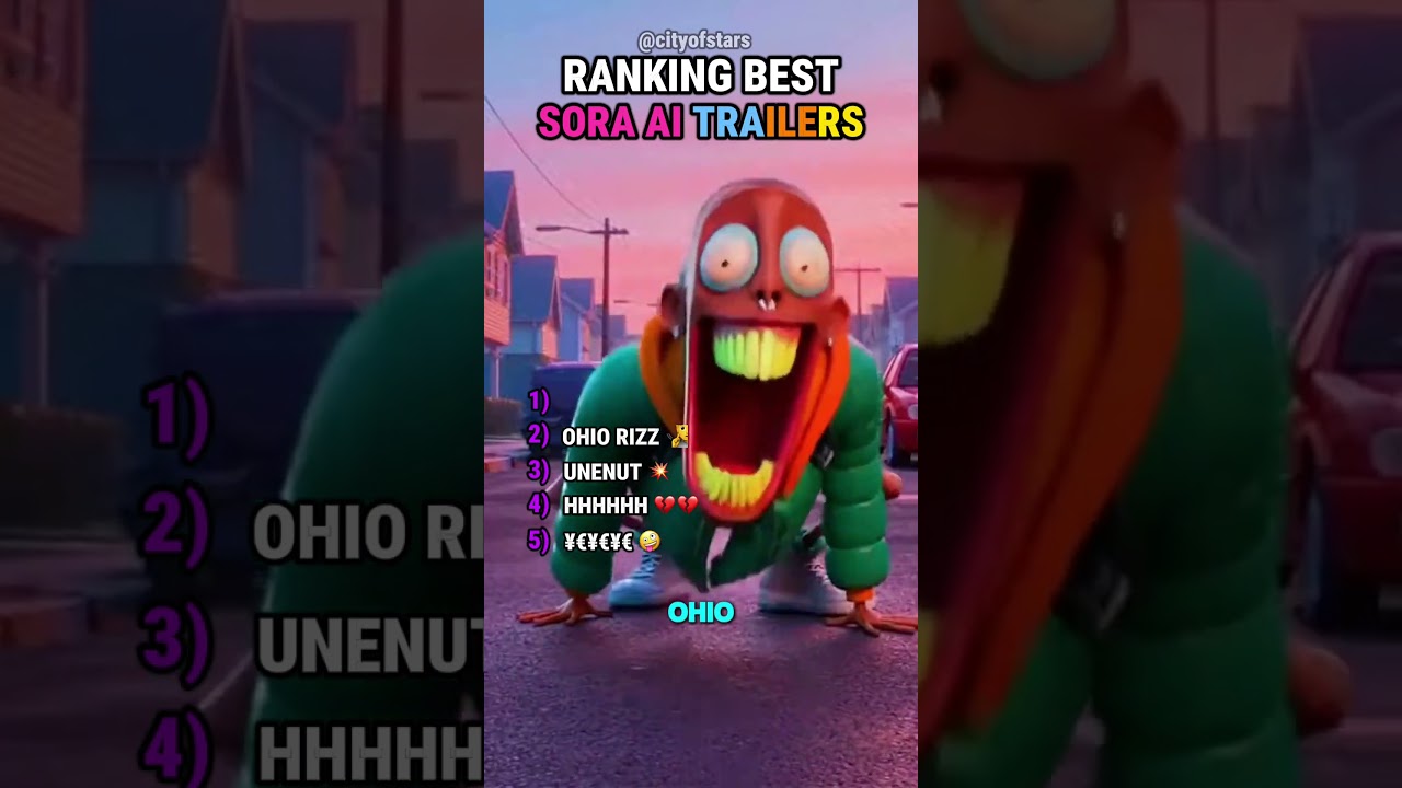 RANKING BESTSORA AI WEIRD TRAILERS #1