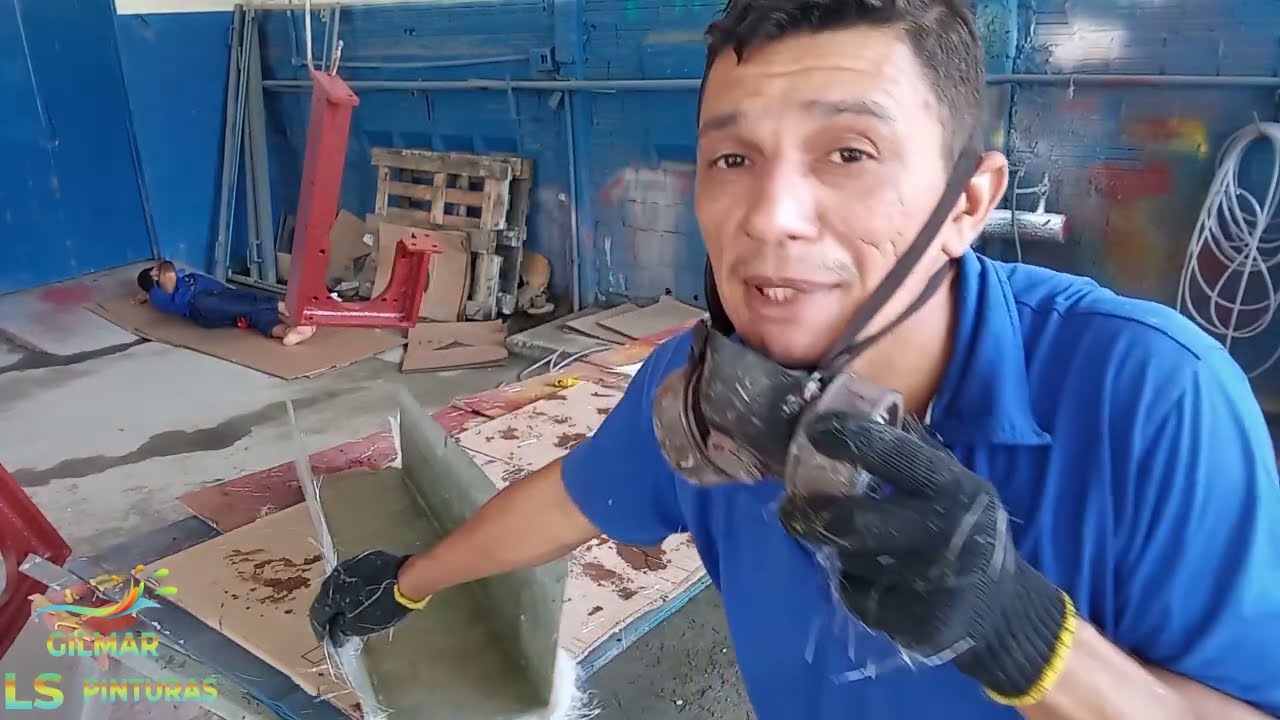 COMO FIBRA UMA CALHA / COMO RECUPERA UMA CALHA/PASSO A PASSO RECUPERAÇÃO DE CALHA