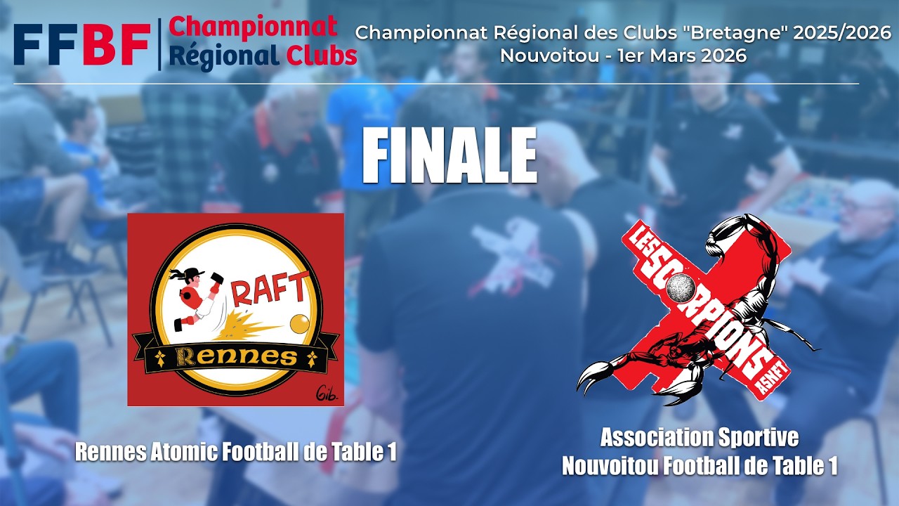 CRDC Bretagne 2025/2026 - Finale - RAFT 1 vs ASNFT 1