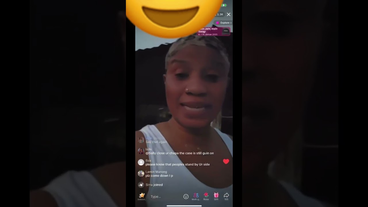 Gambia cas haddy demba came to tell her own side of story about her screenshot videos