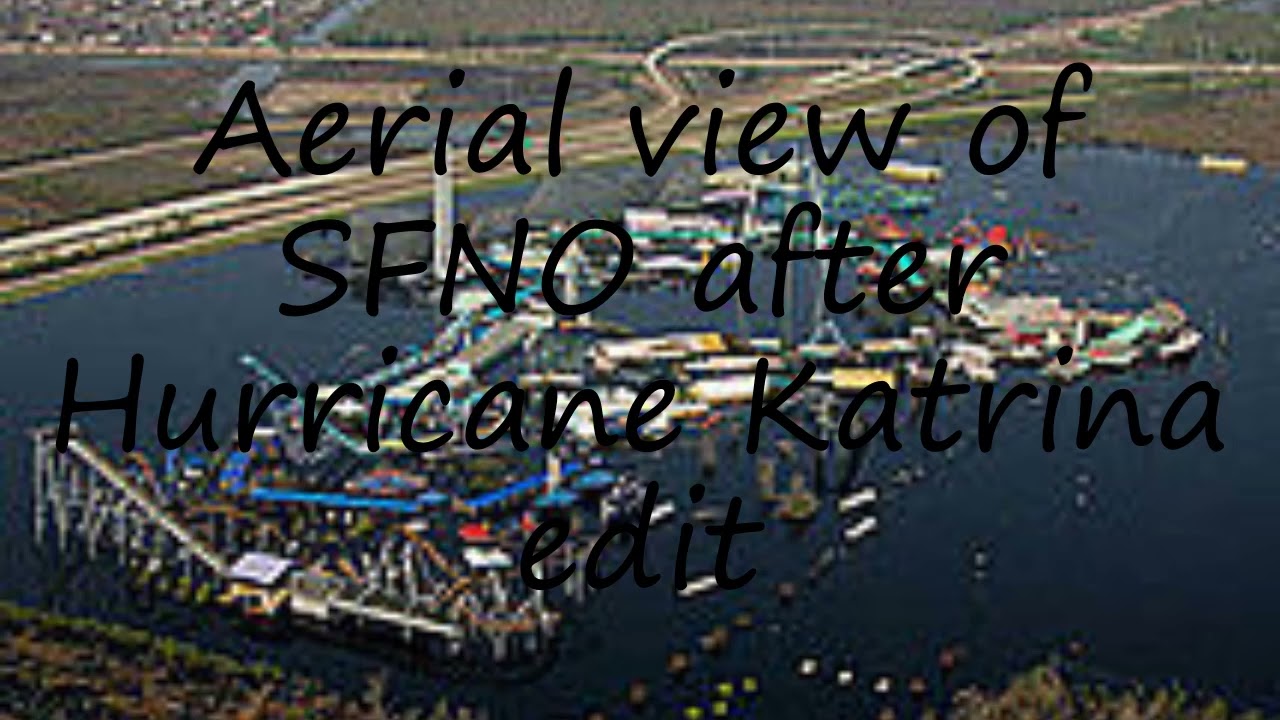 How to pronounce Aerial view of SFNO after Hurricane Katrina edit in English?