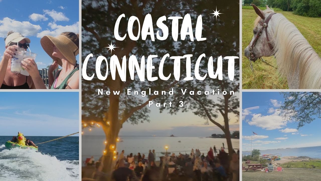 Coastal CT - New England summer vacation vlog finale! Whirlwind 4 days back in my hometown Branford