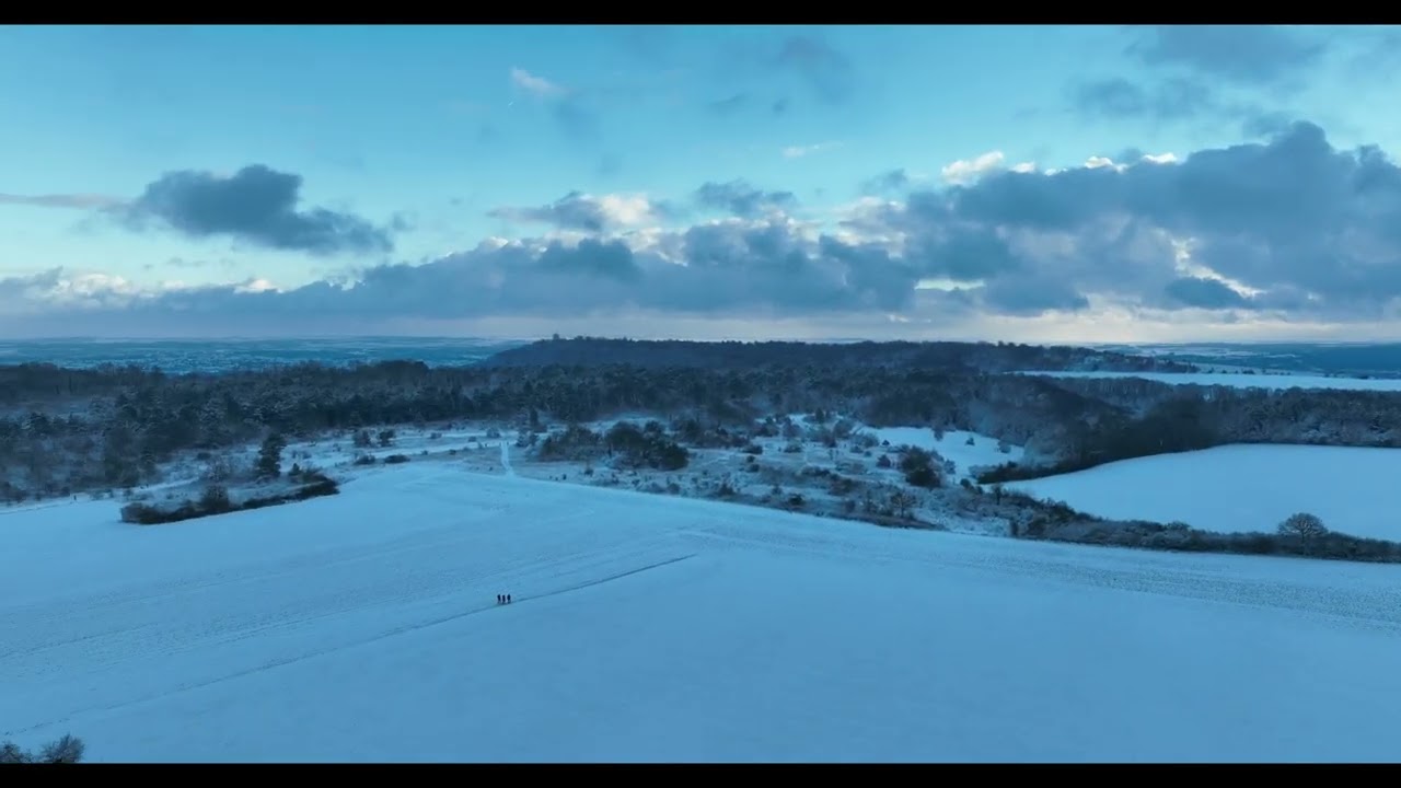 Balades sur les hauteurs de Metz un jour de neige  ( abonnez vous a la chaine pouces et coms merci)
