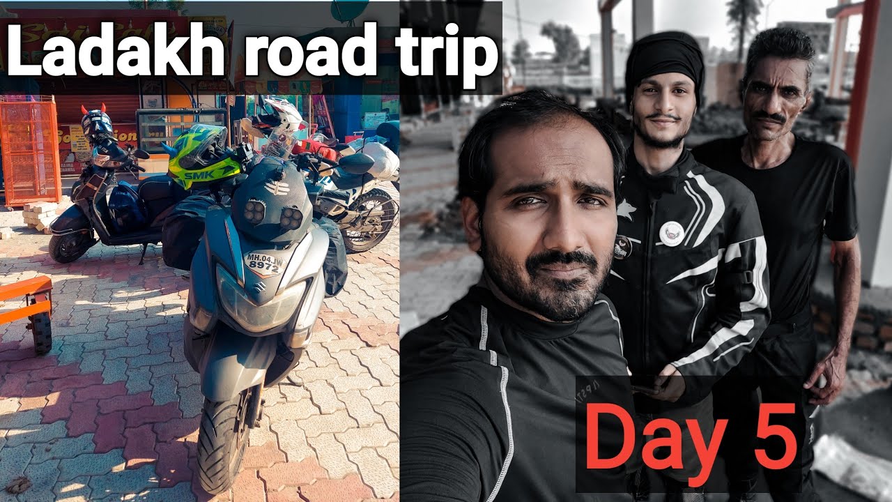 Ladakh road trip on Suzuki burgman scooter | Mobile Vlogging  | Shirish Vlogs