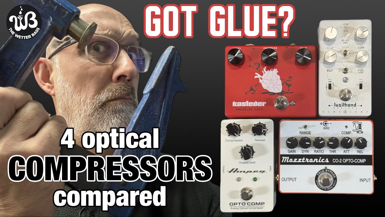 КАКОЙ ИЗ НИХ ВЫБРАТЬ? Ampeg Opto Comp - Mozztronics CO-2 - Lusithand ALMA MK3 - Kasleder DRESSURE...