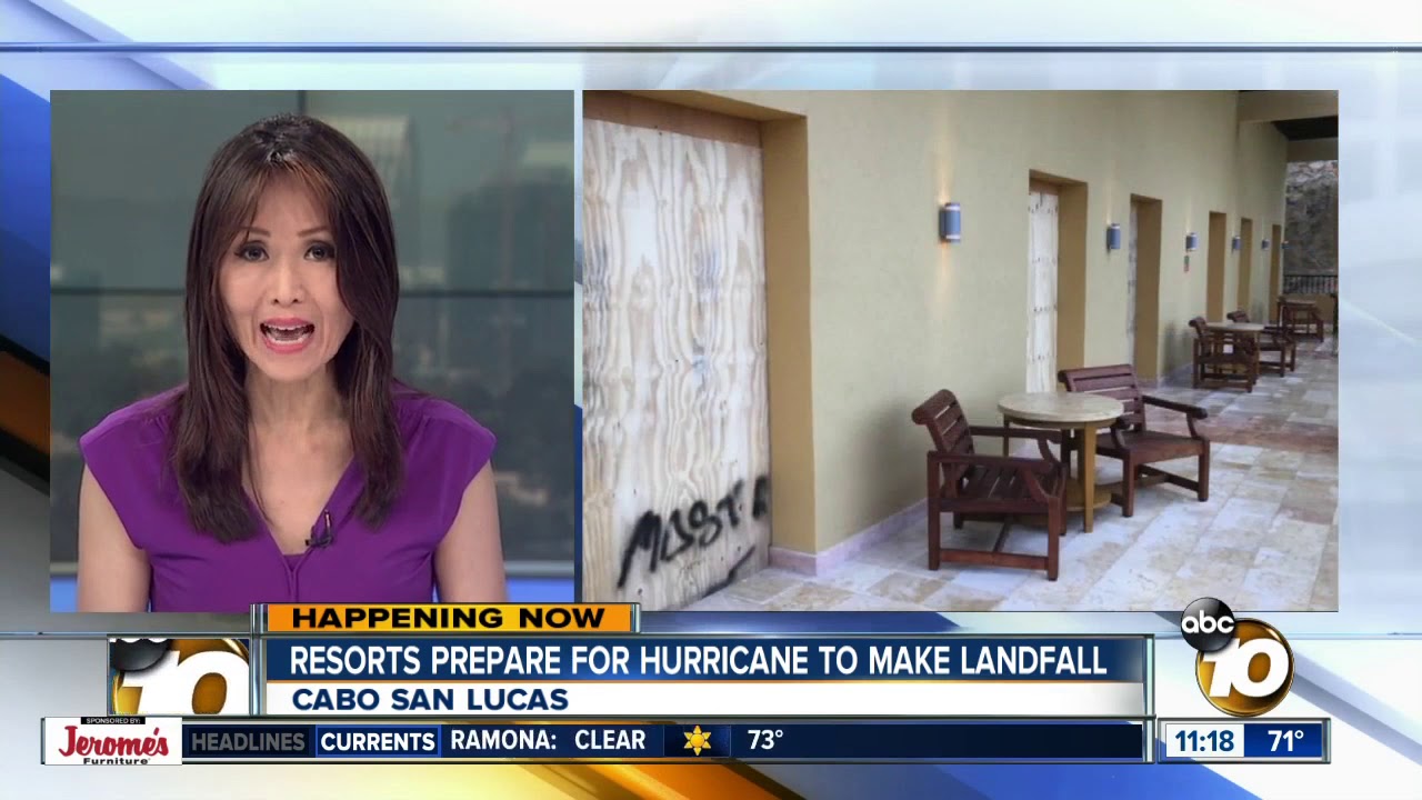 10News reporter describes situation in Cabo San Lucas as Hurricane Lorena approaches