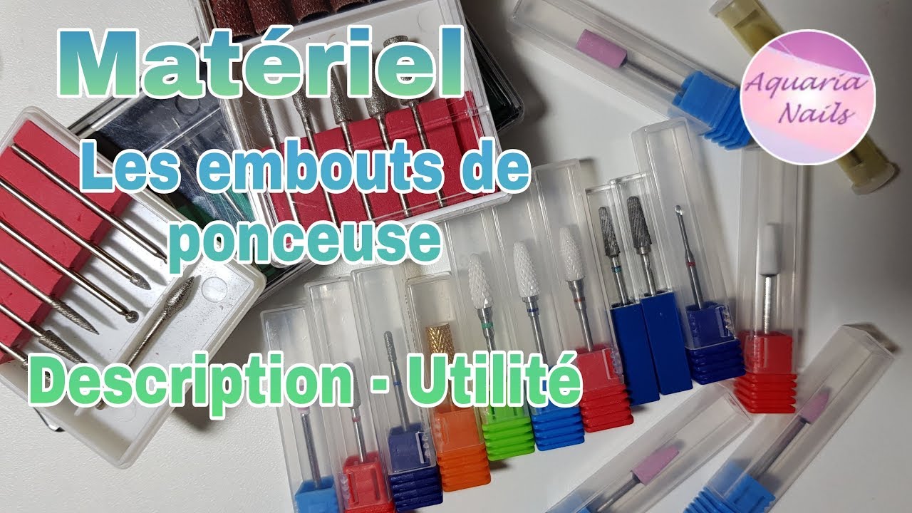 Les embouts de ponceuse - Description et Utilité