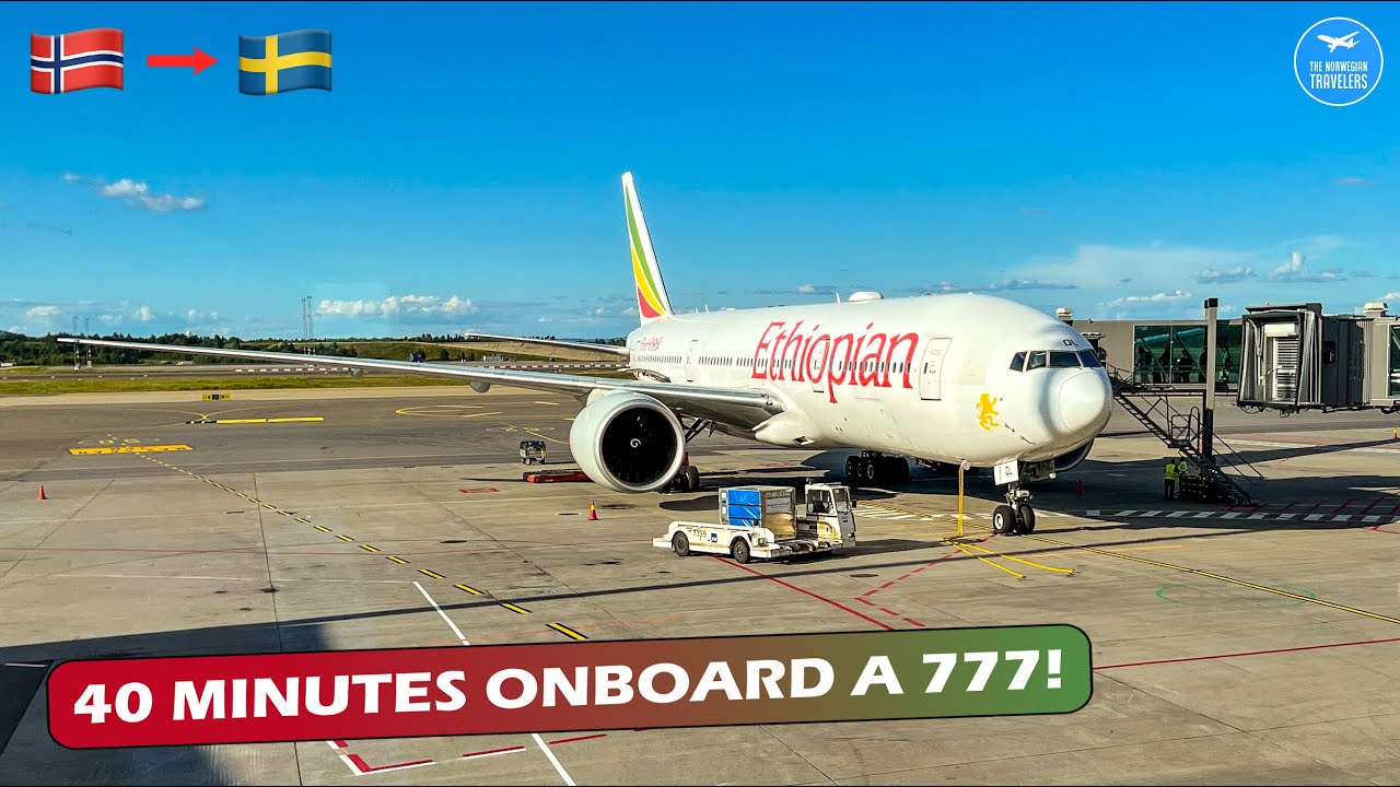 4K | TRIP REPORT | ECONOMY | ETHIOPIAN AIRLINES B777-200LR | OSL-ARN ✈