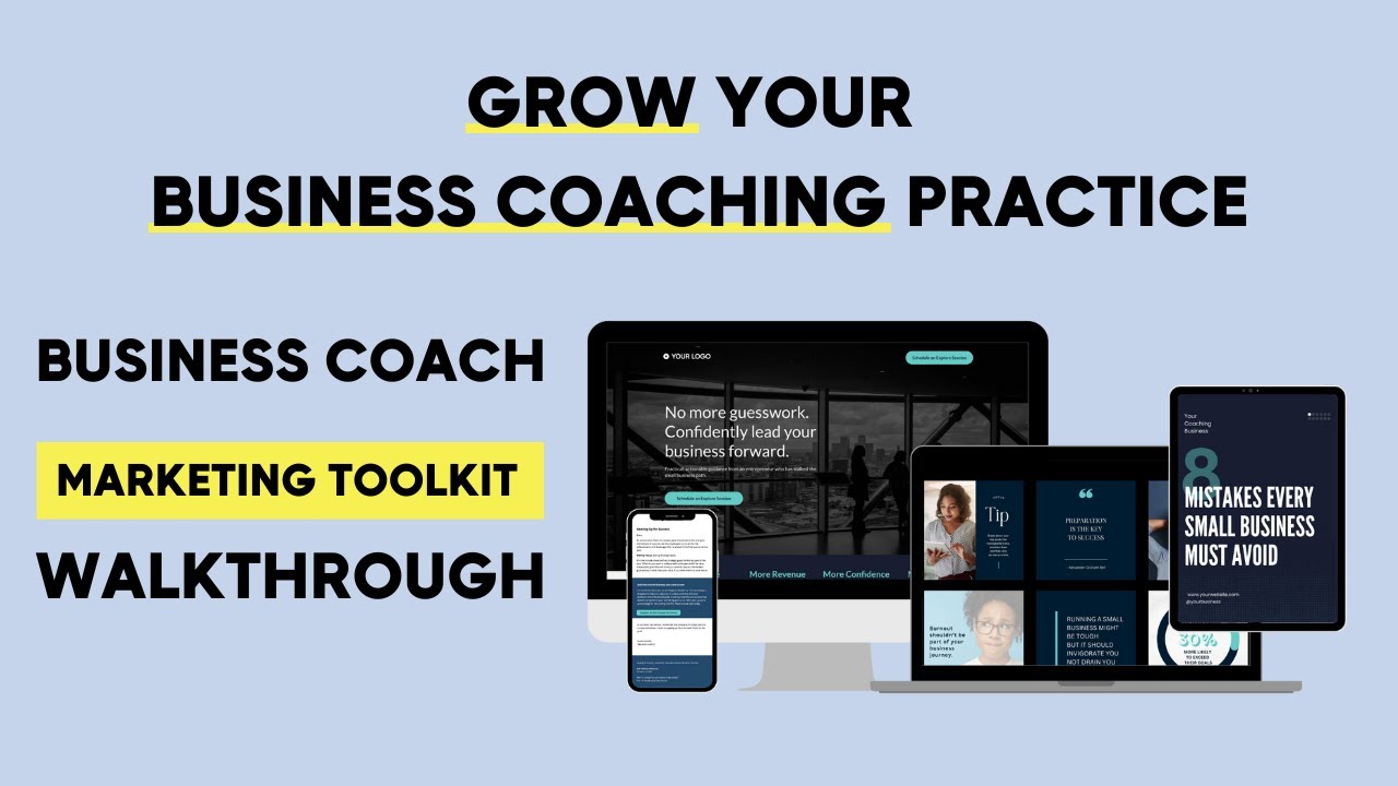 Business Coach BrandPack Walkthrough: Level Up Your Business Coaching with Our All-in-One Marketing
