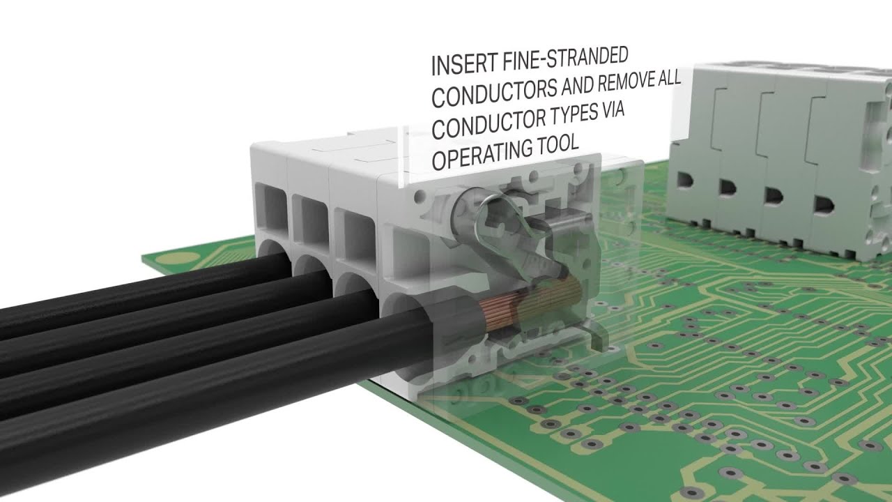WAGO PCB Terminal Blocks with Push-in CAGE CLAMP&reg;