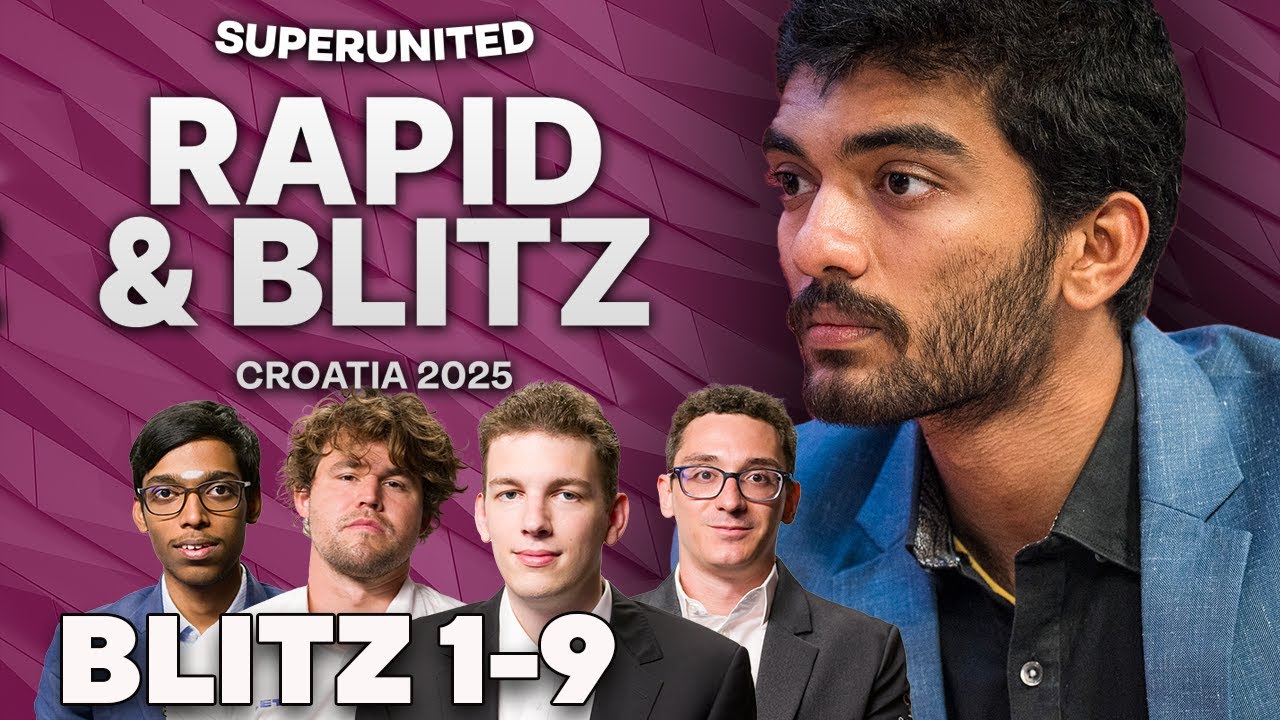 SuperUnited Rapid & Blitz Croatia 2025: Day 4 | #GrandChessTour