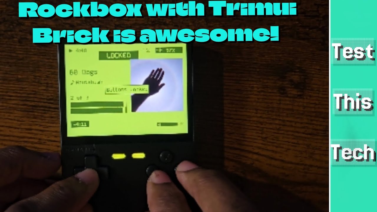 Trimui Brick + Rockbox = Лучший MP3-плеер | Проверьте эту технологию