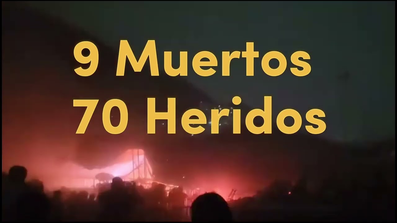 COLAPSA ESCENARIO EN CIERRE CAMPA&Ntilde;A Y DEJA 9 MUERTOS Y 70 HERIDOS EN M&Eacute;XICO