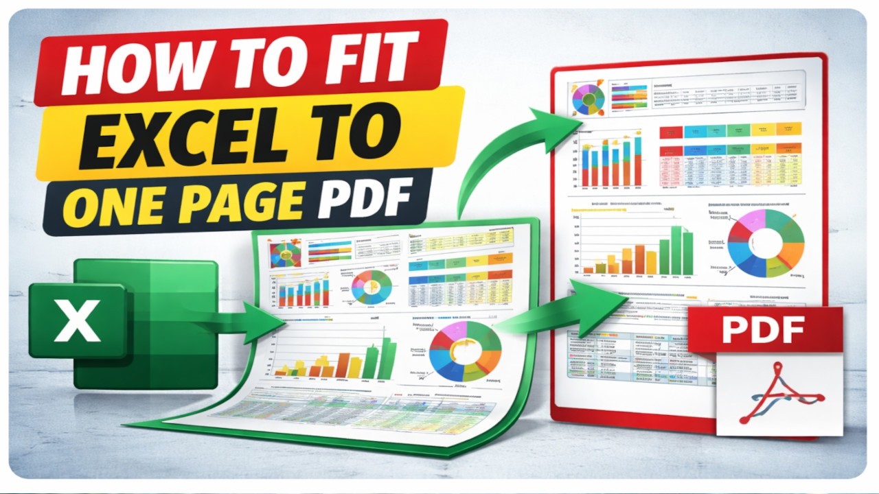 Как уместить файл Excel на одной странице PDF