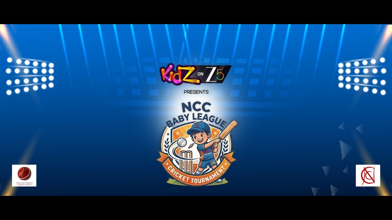 KIDZ BY ZEE5 PRESENTS NCC BABY LEAGUE 2026 || CRICKET TOURNAMENT