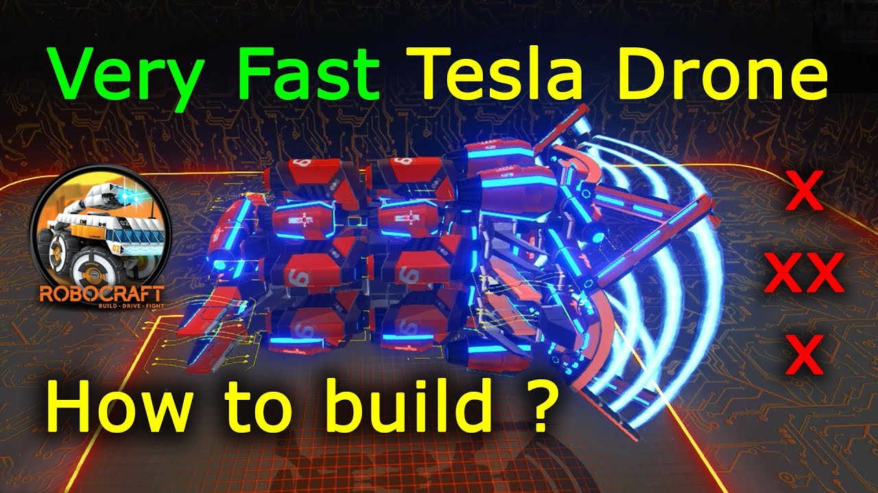 Robocraft : How to build Very Fast Tesla Bot ?