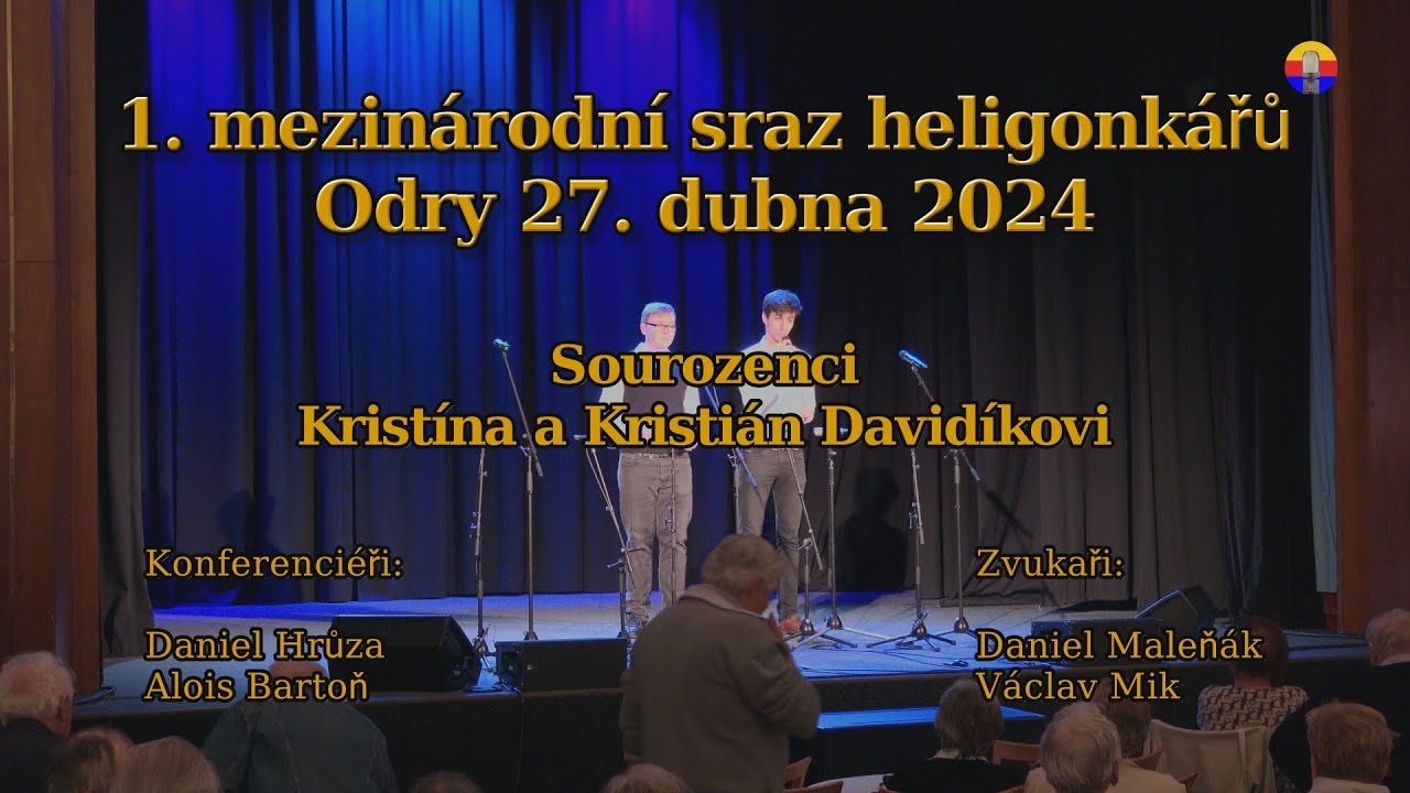 Odry 27. dubna 2024: Kristína a Kristián Davidíkovi.