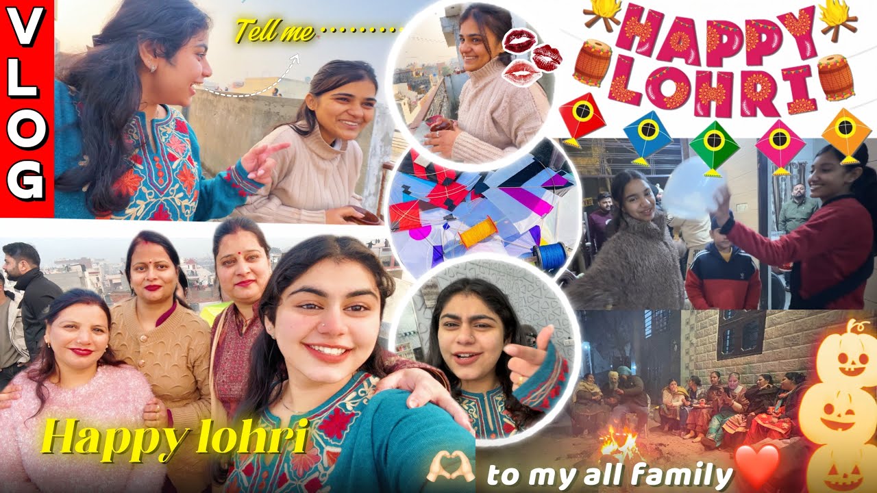 Happy lohri. 🫵🏻❤️. #vlogger  to all my family (celebrate lohri 🫶🏻✨✨🪬