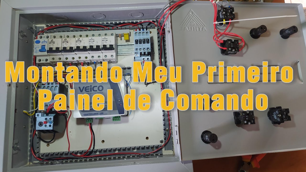 Montando um Painel de Comando para Duas Bombas de Piscina - Parte 1