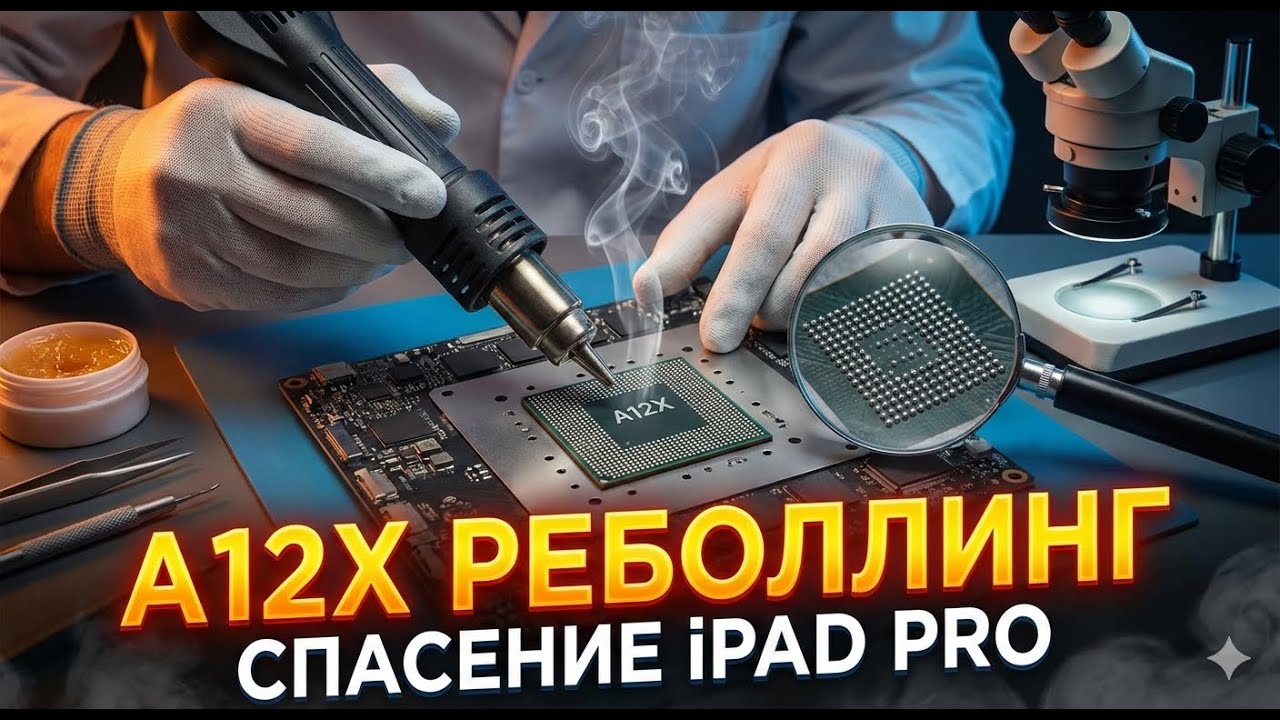 ipad pro cpu A12X reballing