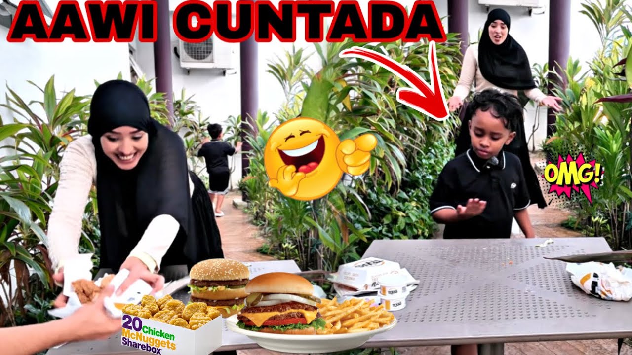 ASIM AAN RAFAADIYAY CHALLENGE CUNTADA ISLA SAMEENAY QOSOLKA ADUUNKA😂