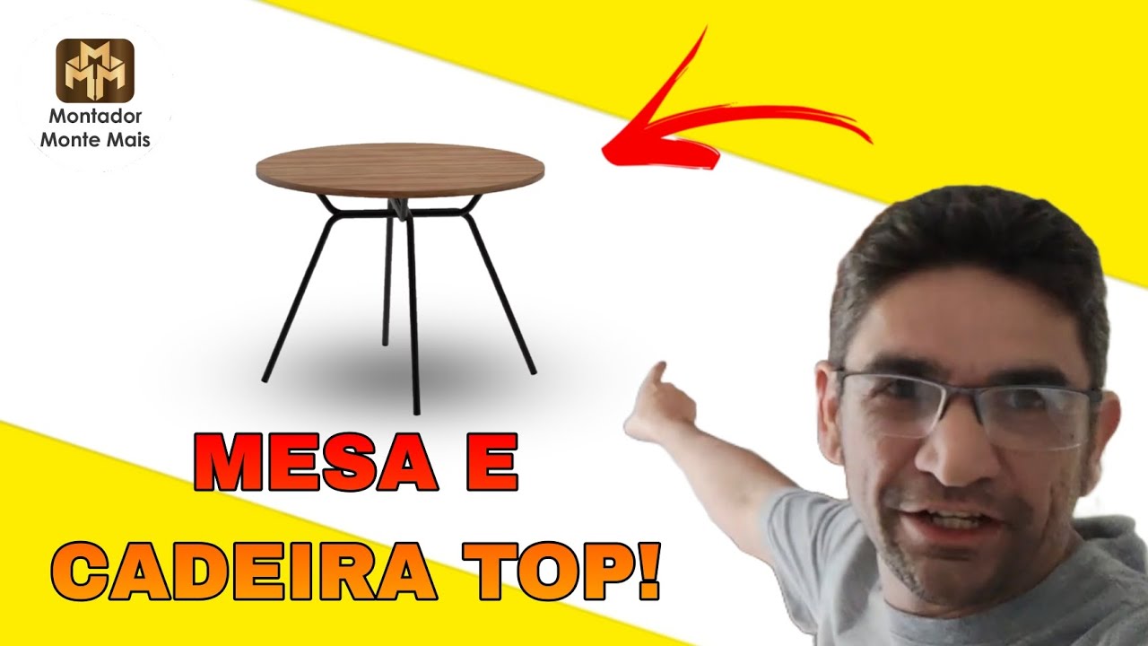 Como montar a mesa e cadeira 1588 da@MoveisCarrarooficial 