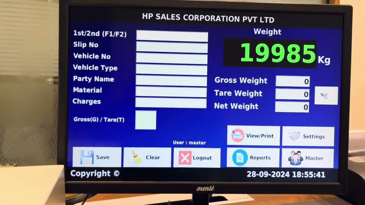 Weighbridge Machine with Whatsapp Message and Camera Photo Capturing Features