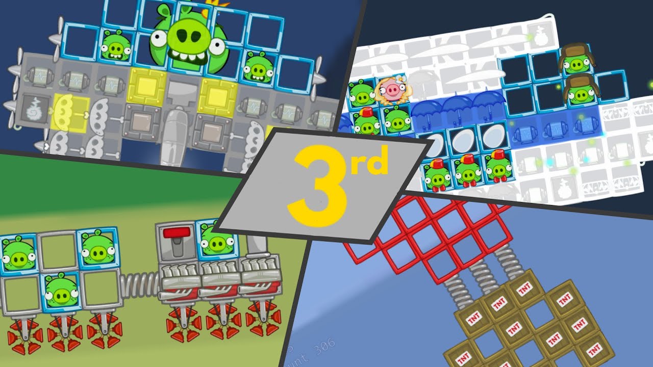 Bad Piggies (Leading Edge Mod) | Contraption Compilation 3