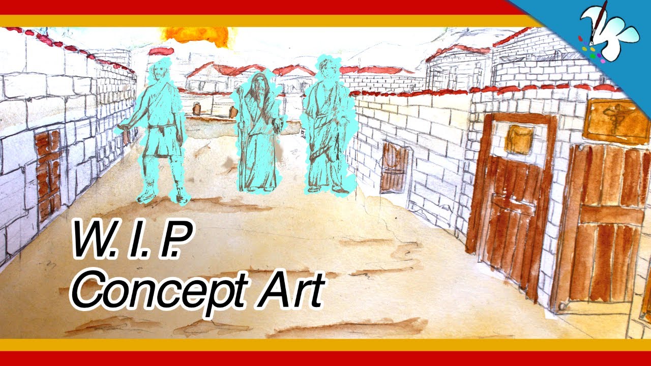Concept Art Σε Εξέλιξη: Εργασία Για Ένα Short Με Αρχαιοελληνική Θεματική