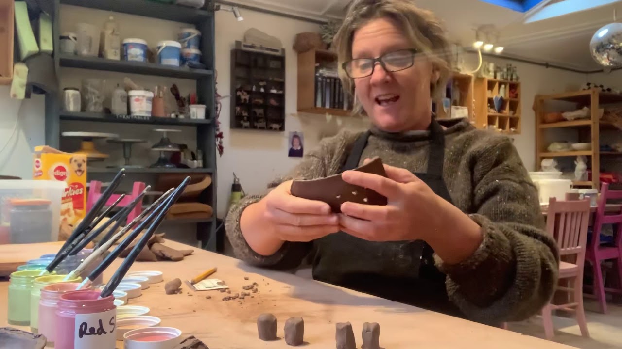 How to make a rustic soap dish - Home Pottery School - Lockdown learning